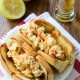 Maine Lobster Roll in a butter lemon sauce and a touch of mayo. The Spice Kit Recipes (www.thespicekitrecipes.com)